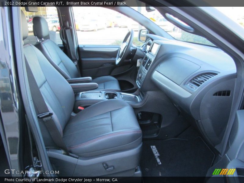 Brilliant Black Crystal Pearl / Black 2012 Dodge Grand Caravan R/T