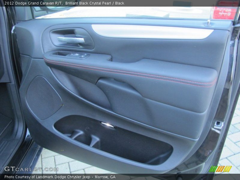 Brilliant Black Crystal Pearl / Black 2012 Dodge Grand Caravan R/T