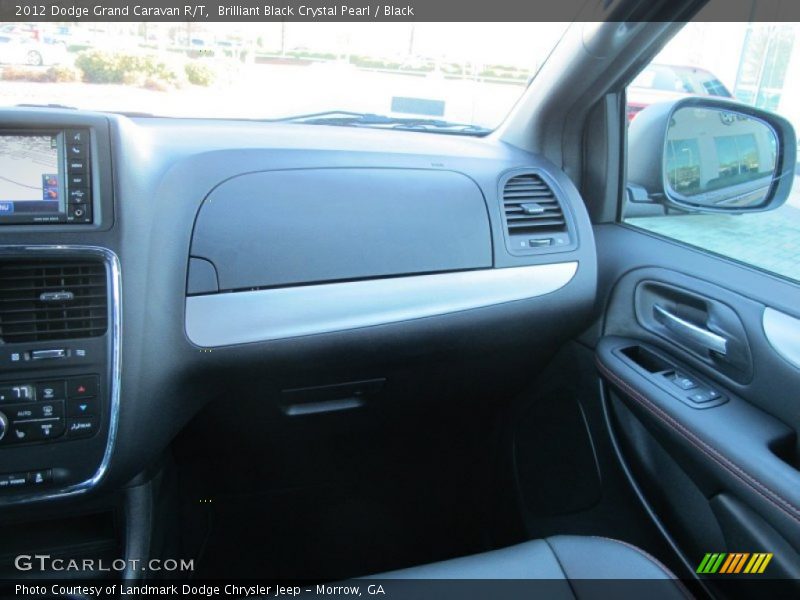 Brilliant Black Crystal Pearl / Black 2012 Dodge Grand Caravan R/T