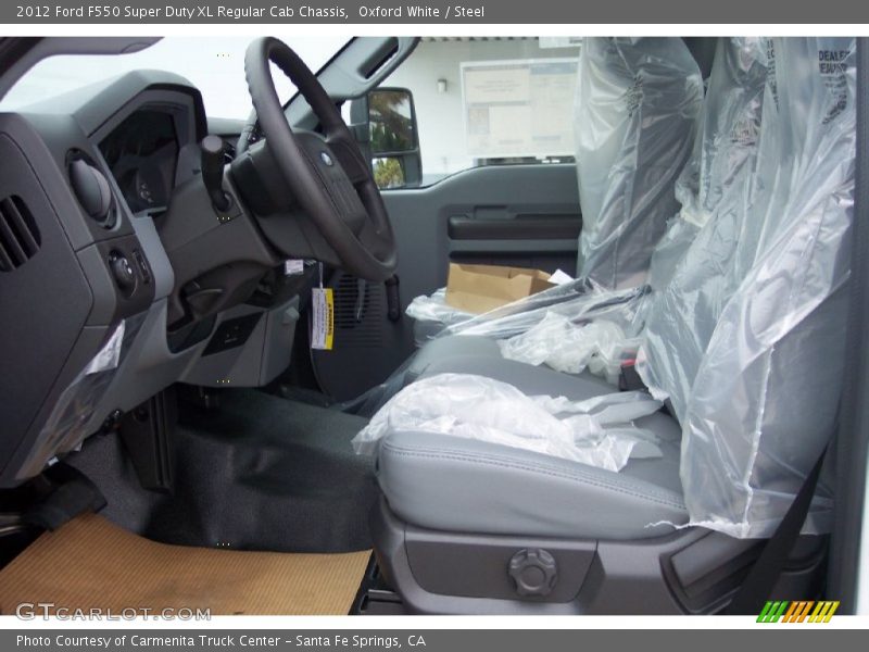 Oxford White / Steel 2012 Ford F550 Super Duty XL Regular Cab Chassis