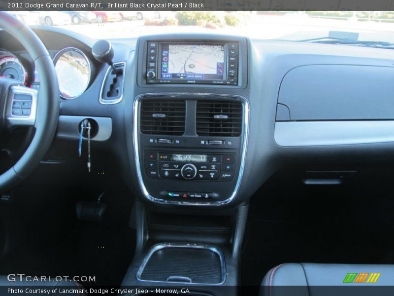Brilliant Black Crystal Pearl / Black 2012 Dodge Grand Caravan R/T