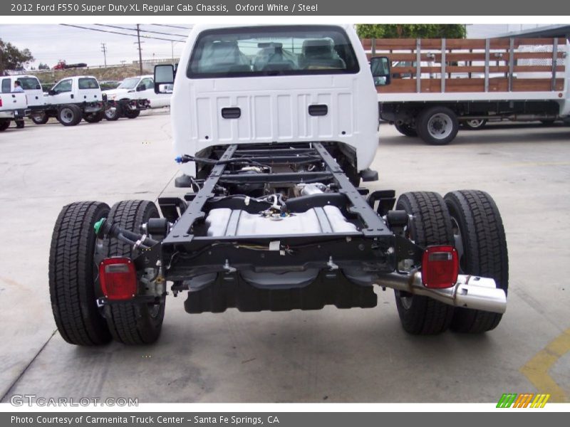 Oxford White / Steel 2012 Ford F550 Super Duty XL Regular Cab Chassis