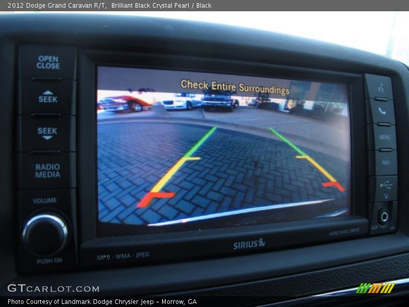Brilliant Black Crystal Pearl / Black 2012 Dodge Grand Caravan R/T