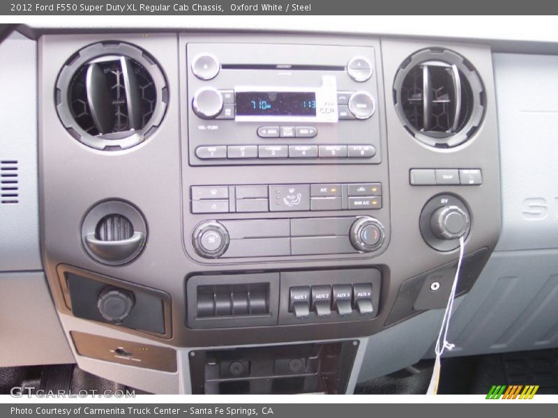 Oxford White / Steel 2012 Ford F550 Super Duty XL Regular Cab Chassis