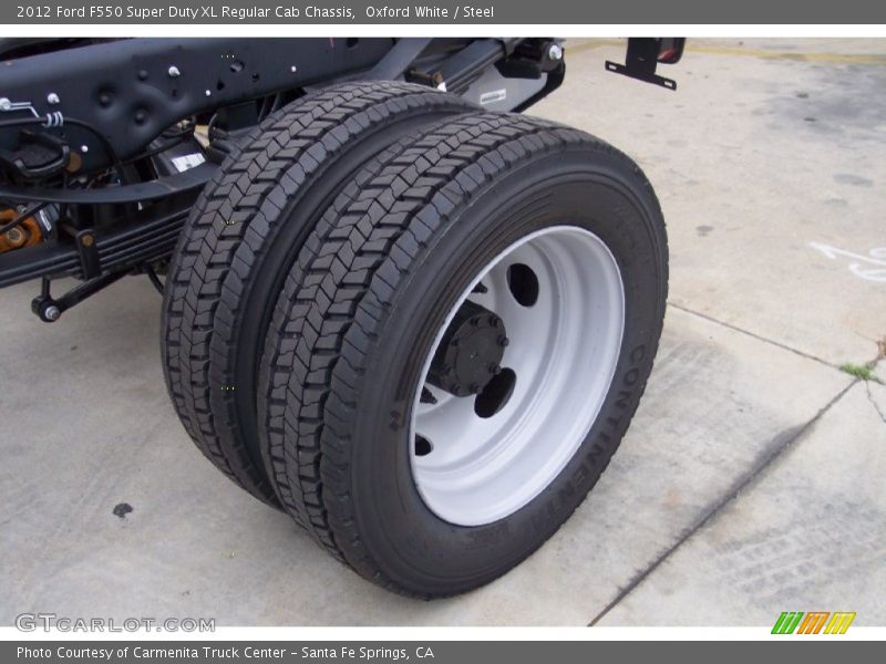 Oxford White / Steel 2012 Ford F550 Super Duty XL Regular Cab Chassis