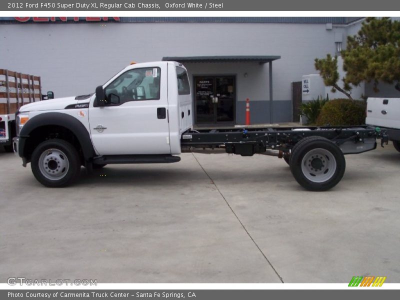 Oxford White / Steel 2012 Ford F450 Super Duty XL Regular Cab Chassis