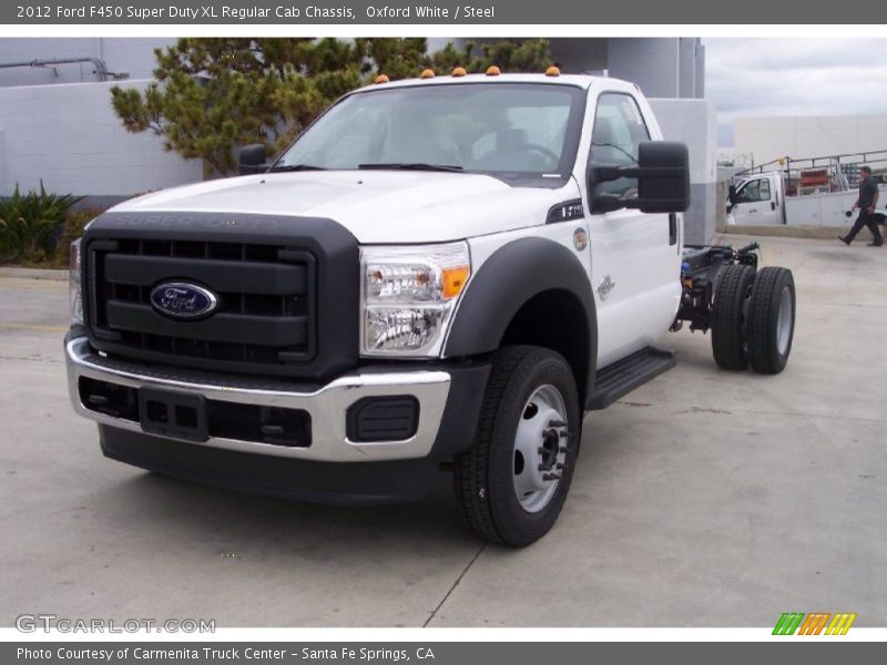 Oxford White / Steel 2012 Ford F450 Super Duty XL Regular Cab Chassis