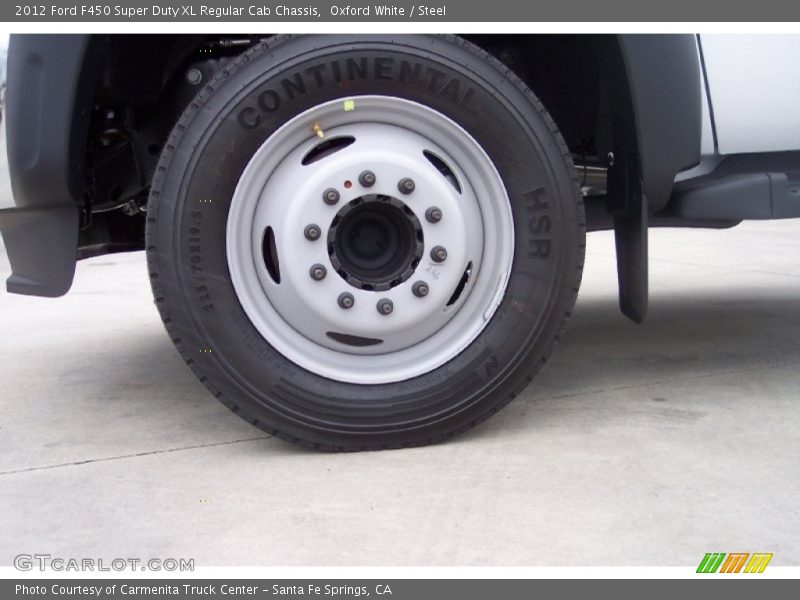 Oxford White / Steel 2012 Ford F450 Super Duty XL Regular Cab Chassis