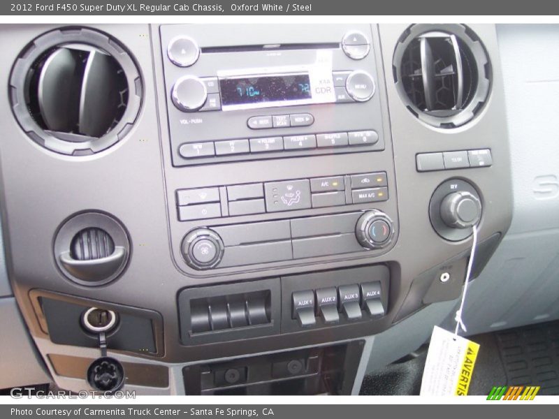 Oxford White / Steel 2012 Ford F450 Super Duty XL Regular Cab Chassis