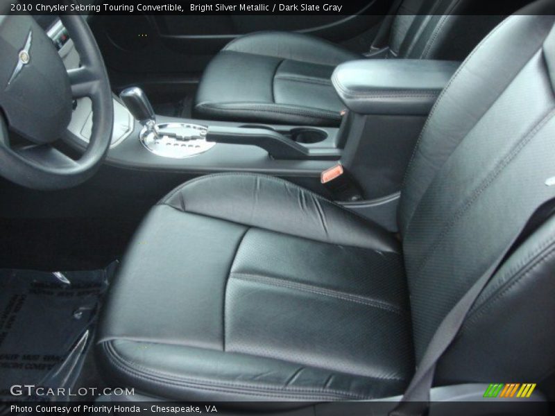 Bright Silver Metallic / Dark Slate Gray 2010 Chrysler Sebring Touring Convertible