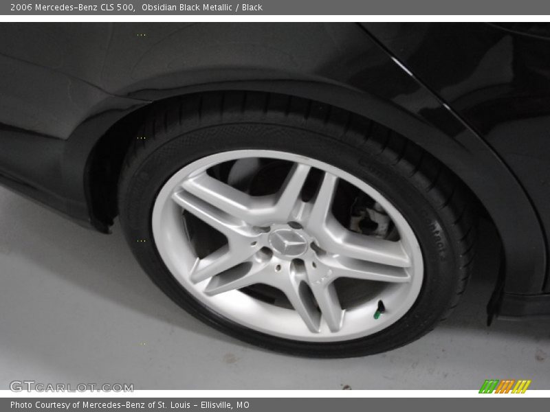 Obsidian Black Metallic / Black 2006 Mercedes-Benz CLS 500