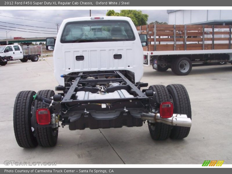 Oxford White / Steel 2012 Ford F450 Super Duty XL Regular Cab Chassis