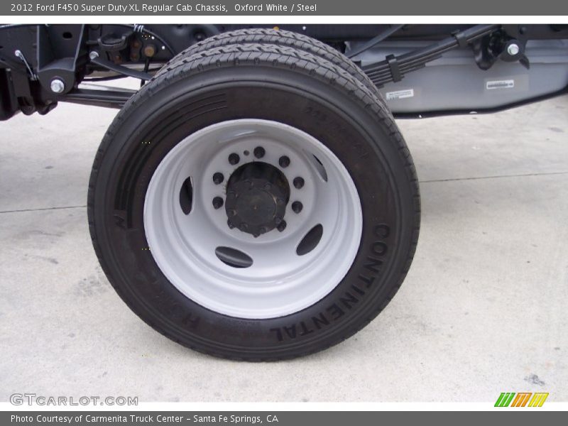 Oxford White / Steel 2012 Ford F450 Super Duty XL Regular Cab Chassis