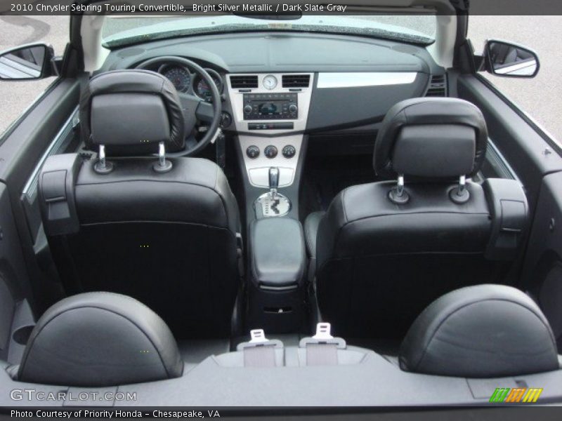 Bright Silver Metallic / Dark Slate Gray 2010 Chrysler Sebring Touring Convertible