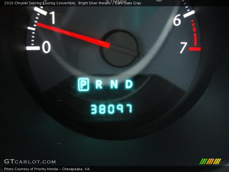 Bright Silver Metallic / Dark Slate Gray 2010 Chrysler Sebring Touring Convertible