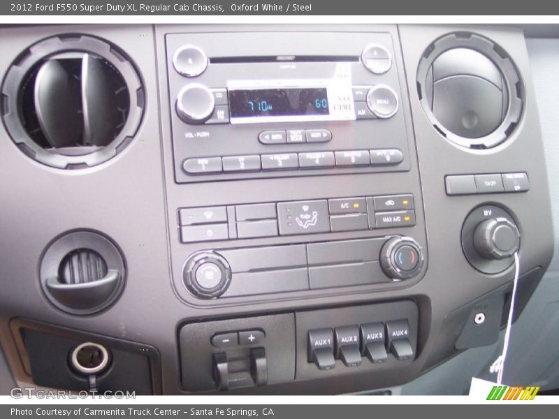 Controls of 2012 F550 Super Duty XL Regular Cab Chassis