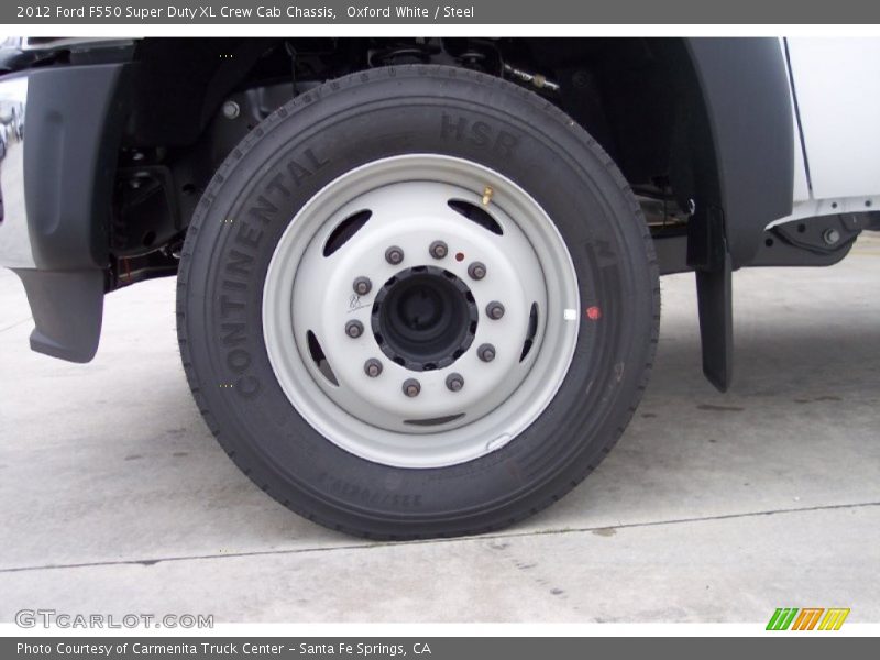 Oxford White / Steel 2012 Ford F550 Super Duty XL Crew Cab Chassis