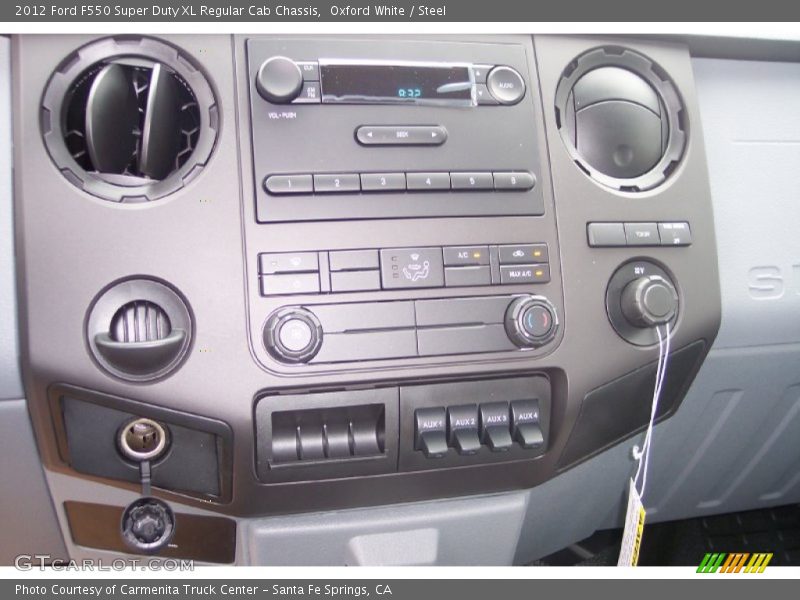 Controls of 2012 F550 Super Duty XL Regular Cab Chassis