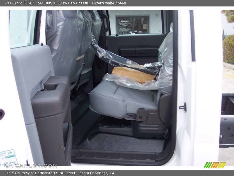 Oxford White / Steel 2012 Ford F550 Super Duty XL Crew Cab Chassis