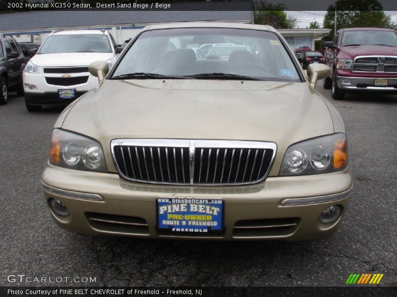 Desert Sand Beige / Beige 2002 Hyundai XG350 Sedan