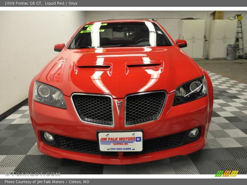 Liquid Red / Onyx 2009 Pontiac G8 GT