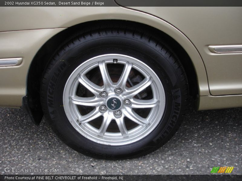 Desert Sand Beige / Beige 2002 Hyundai XG350 Sedan