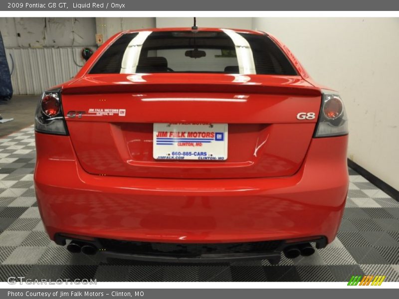 Liquid Red / Onyx 2009 Pontiac G8 GT