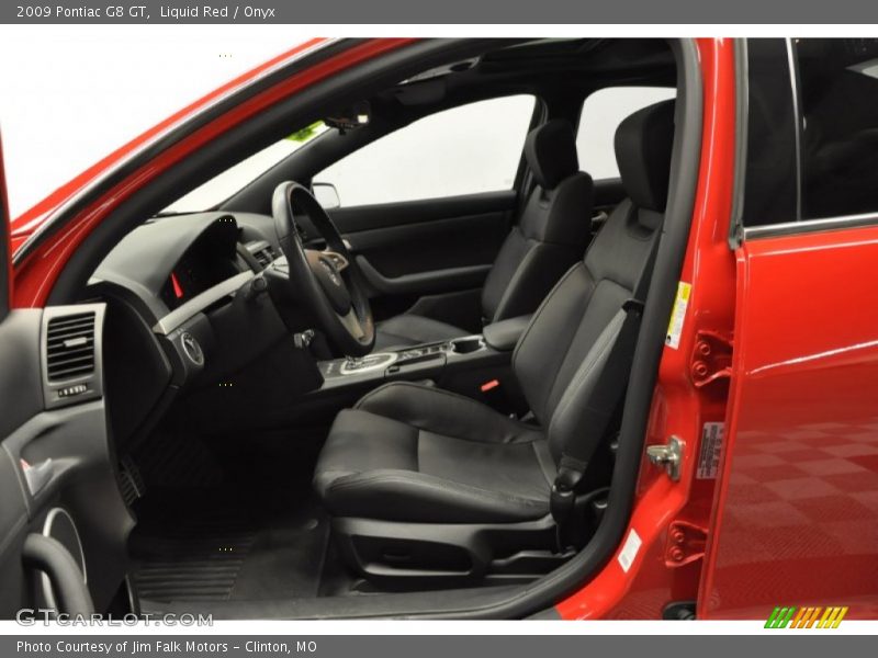  2009 G8 GT Onyx Interior