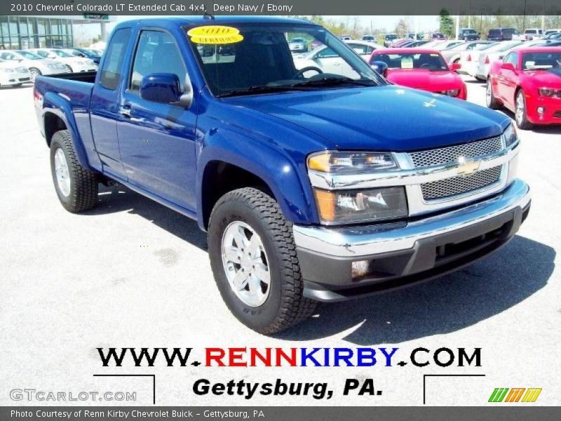 Deep Navy / Ebony 2010 Chevrolet Colorado LT Extended Cab 4x4