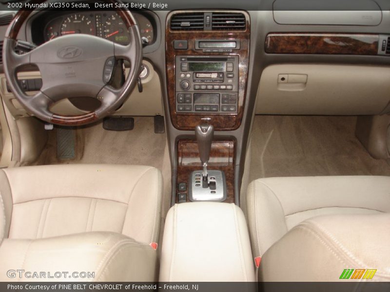 Desert Sand Beige / Beige 2002 Hyundai XG350 Sedan