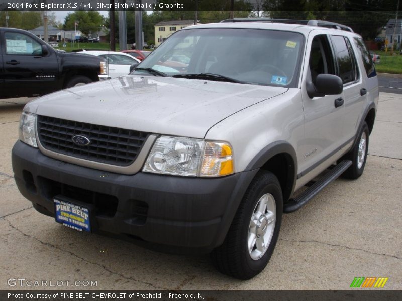 Silver Birch Metallic / Graphite 2004 Ford Explorer XLS 4x4