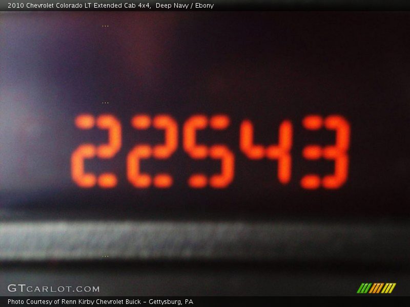 Deep Navy / Ebony 2010 Chevrolet Colorado LT Extended Cab 4x4