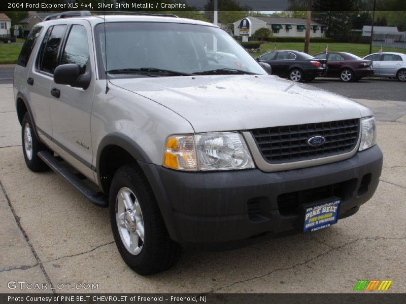 Silver Birch Metallic / Graphite 2004 Ford Explorer XLS 4x4