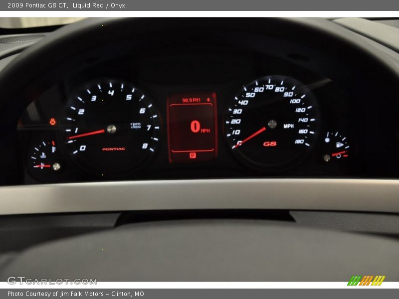  2009 G8 GT GT Gauges