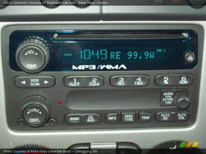 Deep Navy / Ebony 2010 Chevrolet Colorado LT Extended Cab 4x4