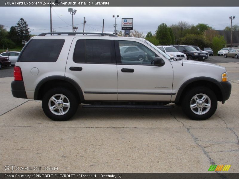 Silver Birch Metallic / Graphite 2004 Ford Explorer XLS 4x4