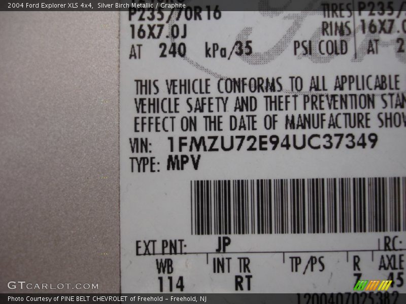 JP - 2004 Ford Explorer XLS 4x4