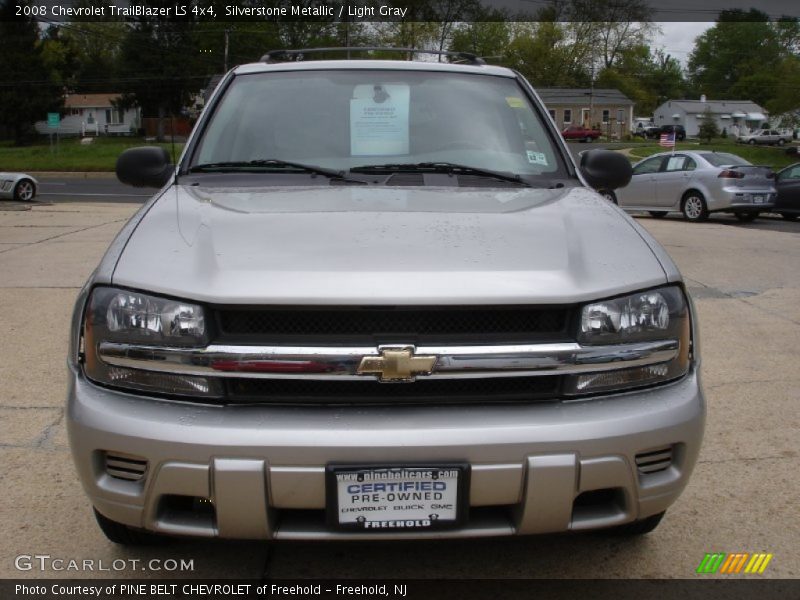 Silverstone Metallic / Light Gray 2008 Chevrolet TrailBlazer LS 4x4