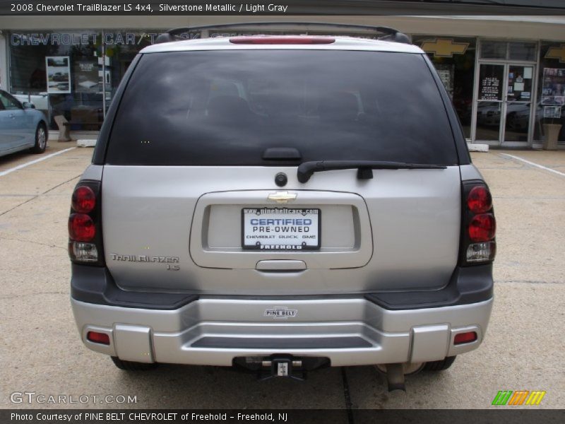 Silverstone Metallic / Light Gray 2008 Chevrolet TrailBlazer LS 4x4