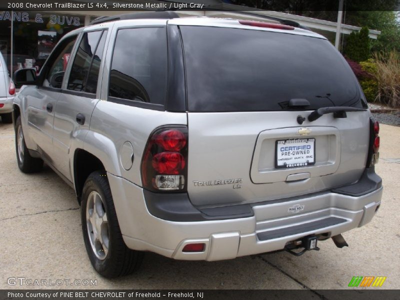 Silverstone Metallic / Light Gray 2008 Chevrolet TrailBlazer LS 4x4