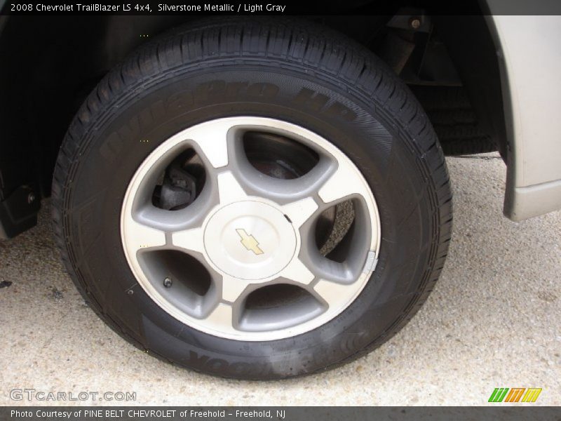Silverstone Metallic / Light Gray 2008 Chevrolet TrailBlazer LS 4x4