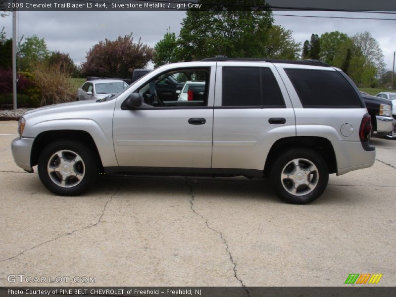 Silverstone Metallic / Light Gray 2008 Chevrolet TrailBlazer LS 4x4