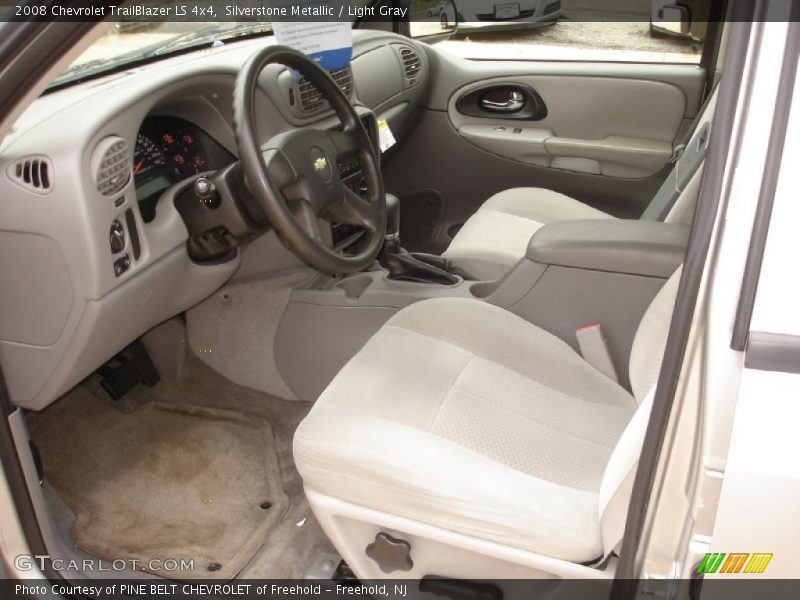Silverstone Metallic / Light Gray 2008 Chevrolet TrailBlazer LS 4x4