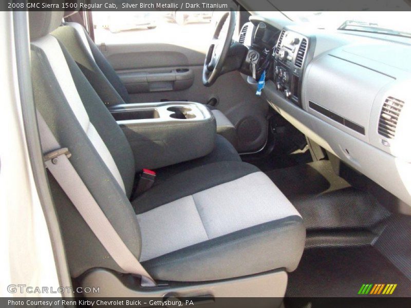 Silver Birch Metallic / Dark Titanium 2008 GMC Sierra 1500 Regular Cab