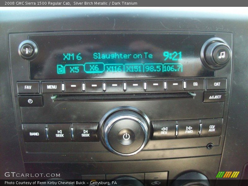 Silver Birch Metallic / Dark Titanium 2008 GMC Sierra 1500 Regular Cab