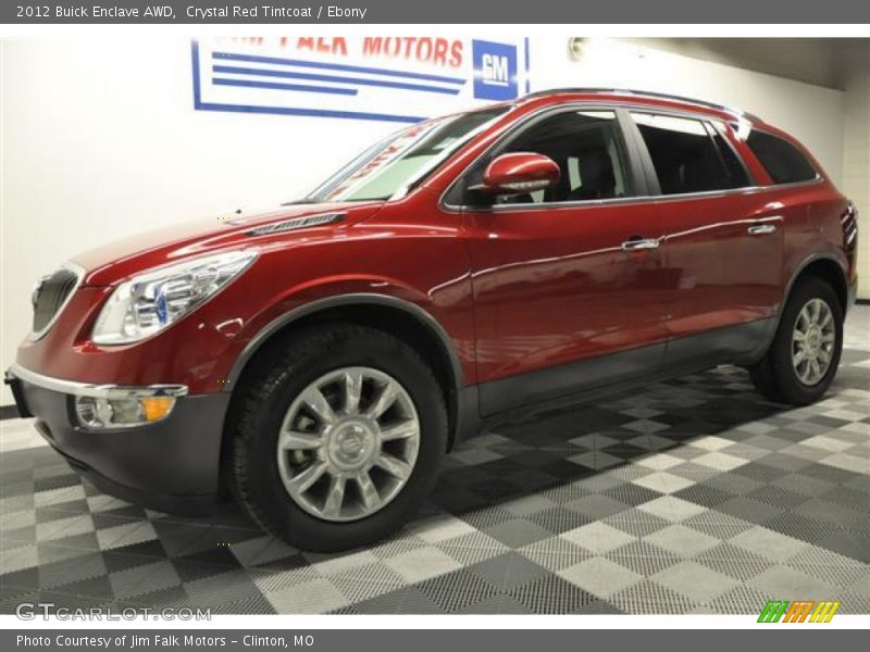 Crystal Red Tintcoat / Ebony 2012 Buick Enclave AWD