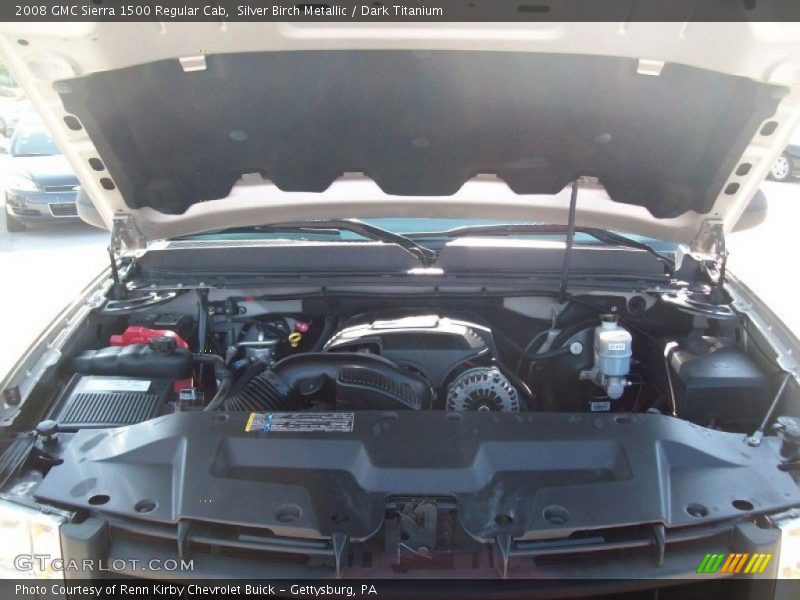 Silver Birch Metallic / Dark Titanium 2008 GMC Sierra 1500 Regular Cab