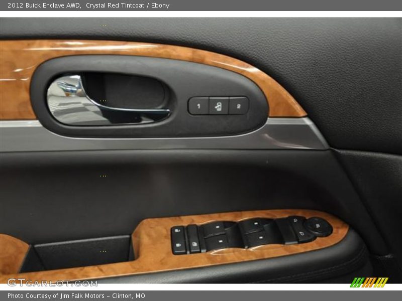 Crystal Red Tintcoat / Ebony 2012 Buick Enclave AWD