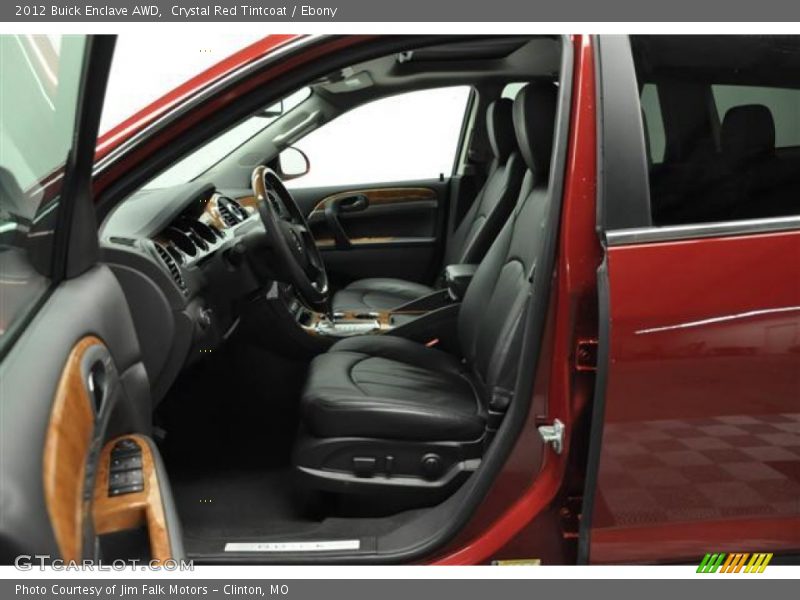 Crystal Red Tintcoat / Ebony 2012 Buick Enclave AWD
