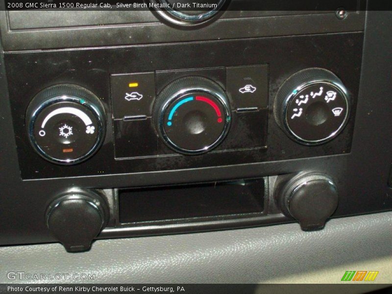 Silver Birch Metallic / Dark Titanium 2008 GMC Sierra 1500 Regular Cab